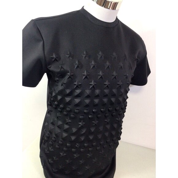 Bleeker and Mercer Embossed Star T Shirt Top Mens Small New - Picture 4 of 10